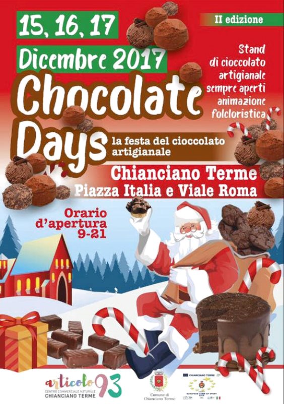 Chocolate Days – 15,16, 17 Dicembre 2017