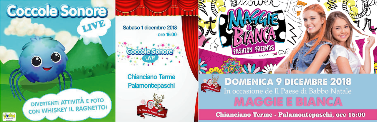 scopri il programma del Paese di Babbo Natale!